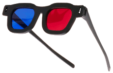 Hard Frame 3D Glasses